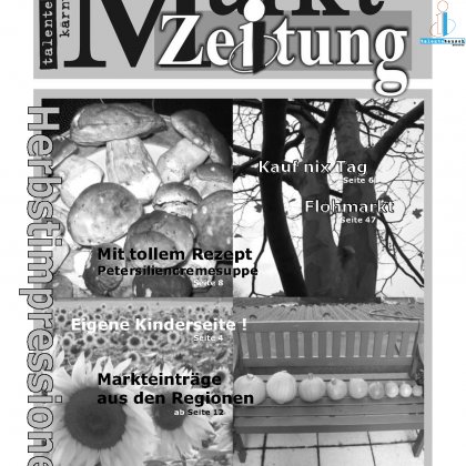 Marktzeitung von November 2006 (Talentetausch Kärnten)