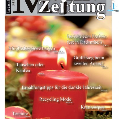 Marktzeitung von November 2008 (Talentetausch Kärnten)