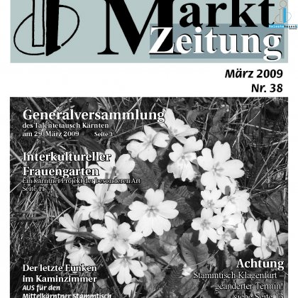 Marktzeitung von März 2009 (Talentetausch Kärnten)