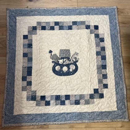 Babydecke, Bekleidung, Kunsthandwerk, Patchwork, textiles Gestalten Babydecke (Talentetausch Kärnten)