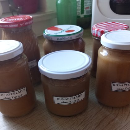 Bio Apfelmus ohne Zucker Apfelmus (Talentetausch Kärnten)