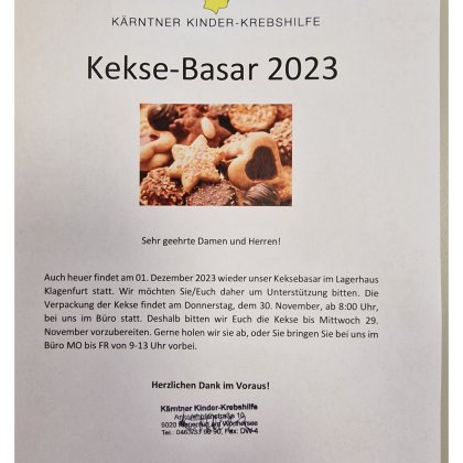 Ehrenamtliches Kekse backen Kakse backen, backen, Kekse, Kärntner Kinder-Krebshilfe, karitativ, Rezepte, Teig, (Talentetausch Kärnten)